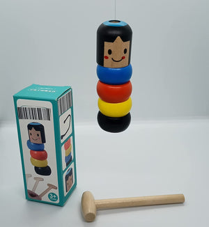 Unbreakable wooden Man Magic Toy