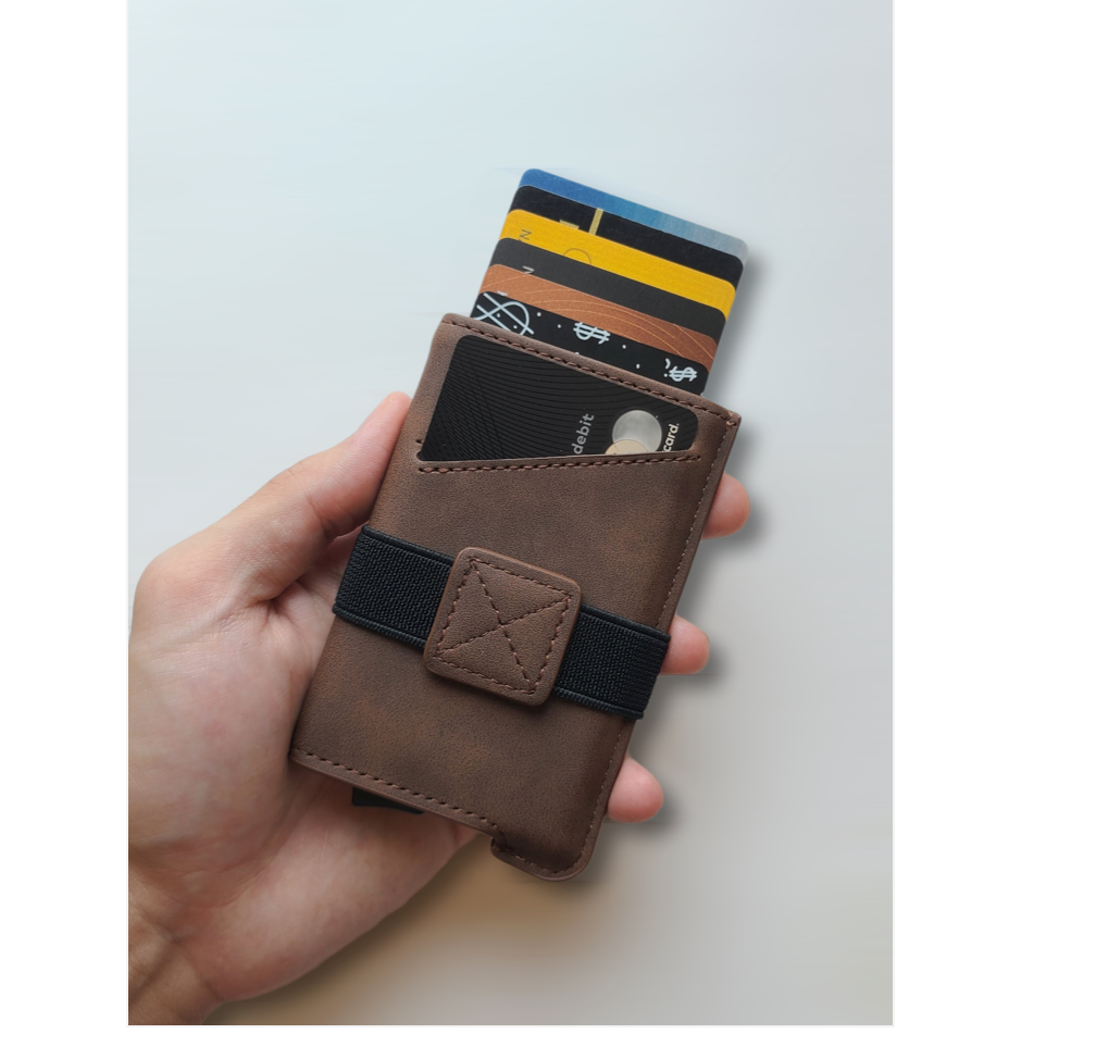 Slick Minimalist Wallet - Coffee Brown