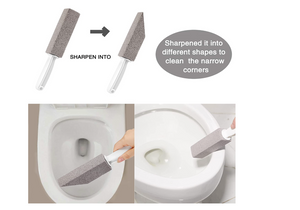 Pumice Stone || Toilet Bowl Clean Brush with Handle, Calcium Buildup and Rust Suitable for Cleaning Toilet, Bathroom, Kitchen Sink.