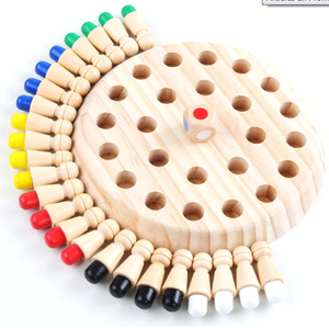 Wooden Memory Chess game for Kids